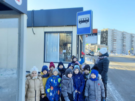 Экскурсия на автобусную остановку Экскурсия на автобусную остановку.