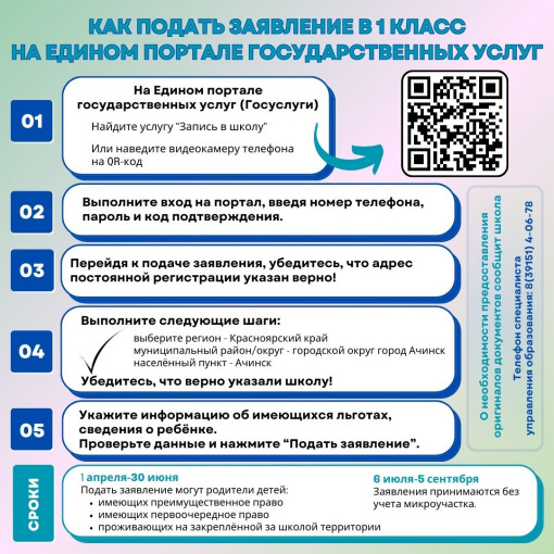 Первый этап приёма заявлений для зачисления в 1 класс Первый этап приёма заявлений для зачисления в 1 класс.